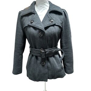 Kenneth‎ Cole Reaction Wool - Blend Peacoat W/ pockets. EUC